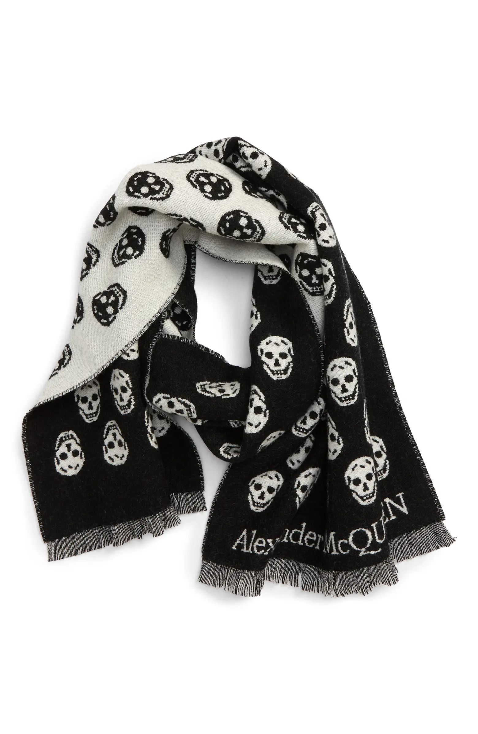 Skull Wool Scarf | Nordstrom