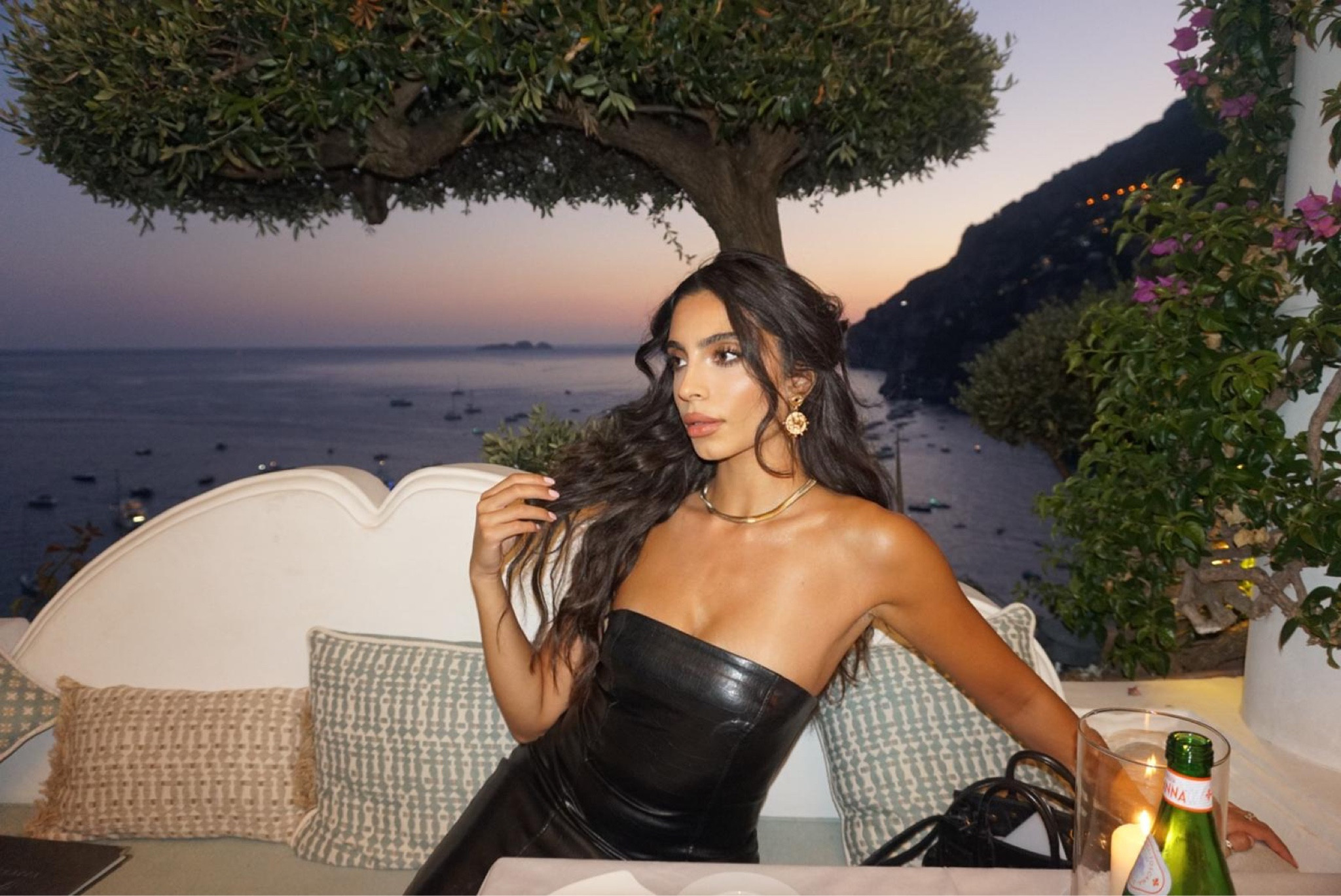 Black tube dress, pvc, leather looks, bandeau dress, gold statement earrings, drop earrings, H&M 

#LTKSeasonal #LTKeurope #LTKstyletip