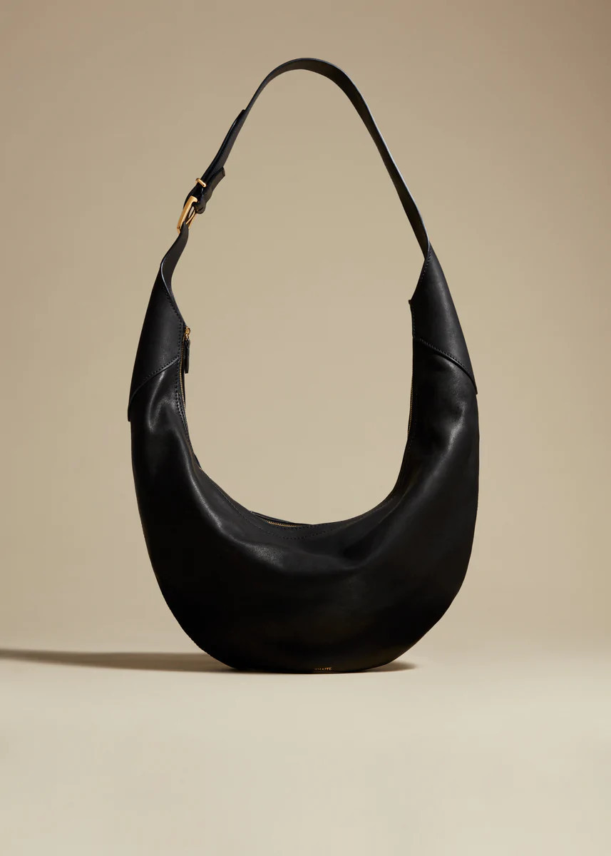 The August Hobo in Black Leather | Khaite