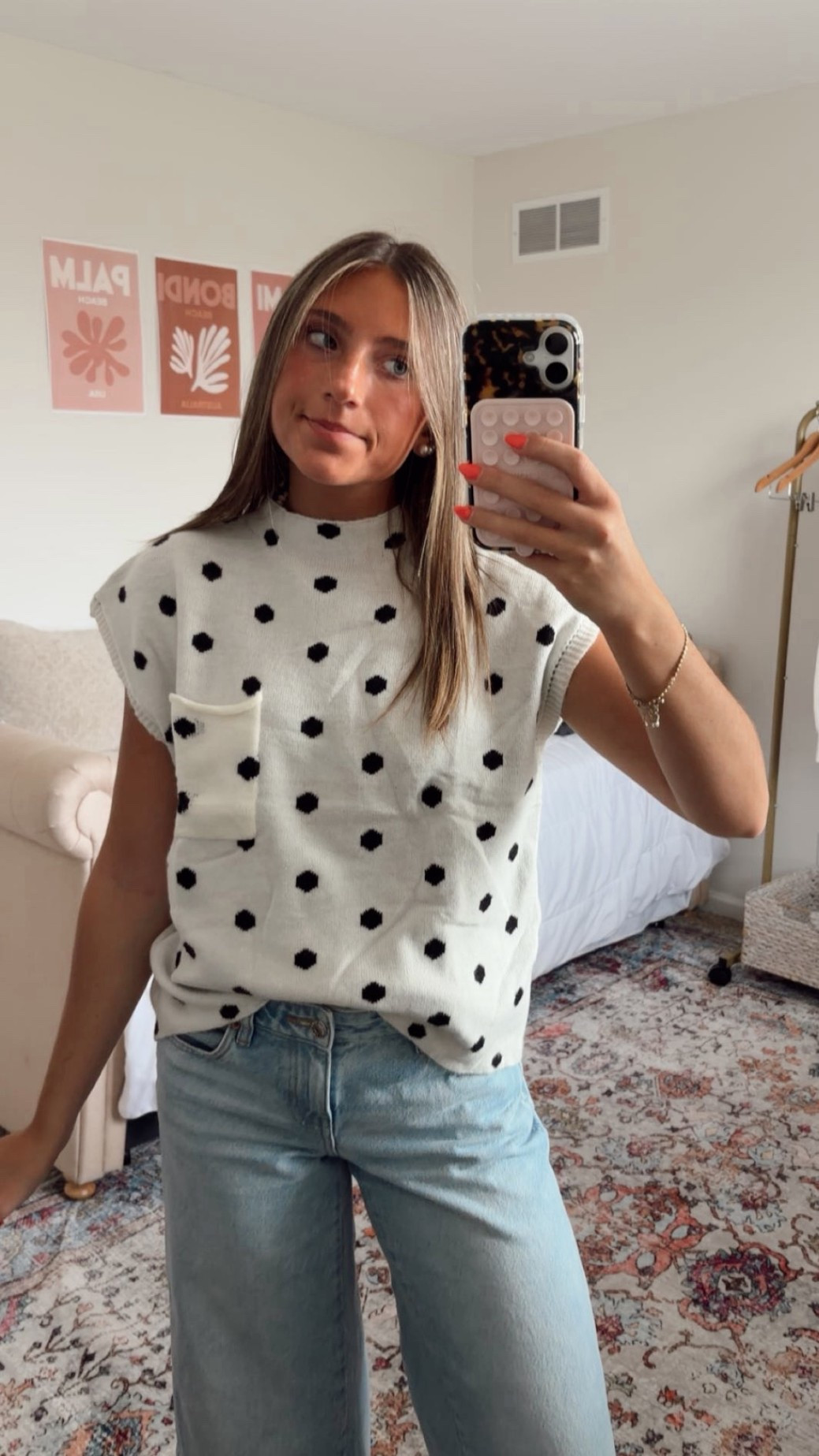 The cutest Amazon sweater for adding a little detail to your fall wardrobe. I love the high neckline and the adorable pocket detail, while the white and black polka dot pattern makes it easy to style with jeans, skirts, or your favorite fall bottoms. It is such a fun twist on a classic sweater and an easy piece to dress up or keep casual.

#LTKFinds #LTKFall #AmazonFinds #AmazonFashion #FallFashion #FallOutfit #PolkaDotSweater #PolkaDots #AmazonStyle #FallStyle #AffordableFashion #FallWardrobe #OutfitInspo
 

 #LTKdayinmylife #LTKootd #LTKSeasonal