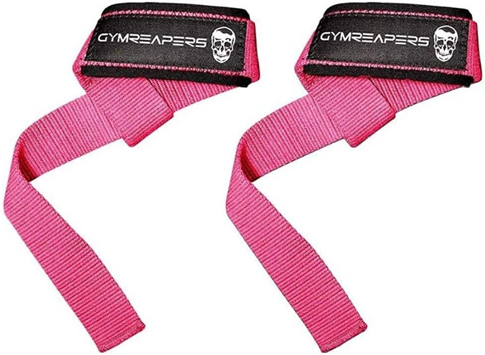 Amazon.com : Gymreapers Lifting Wrist Straps for Weightlifting, Bodybuilding, Powerlifting, Stren... | Amazon (US)