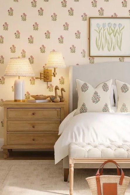 cottage style, classic bedroom, girls bedroom, Sutton by jillien harbor, nightstands, sconces, wallpaper, digital art

#LTKKids #LTKHome
