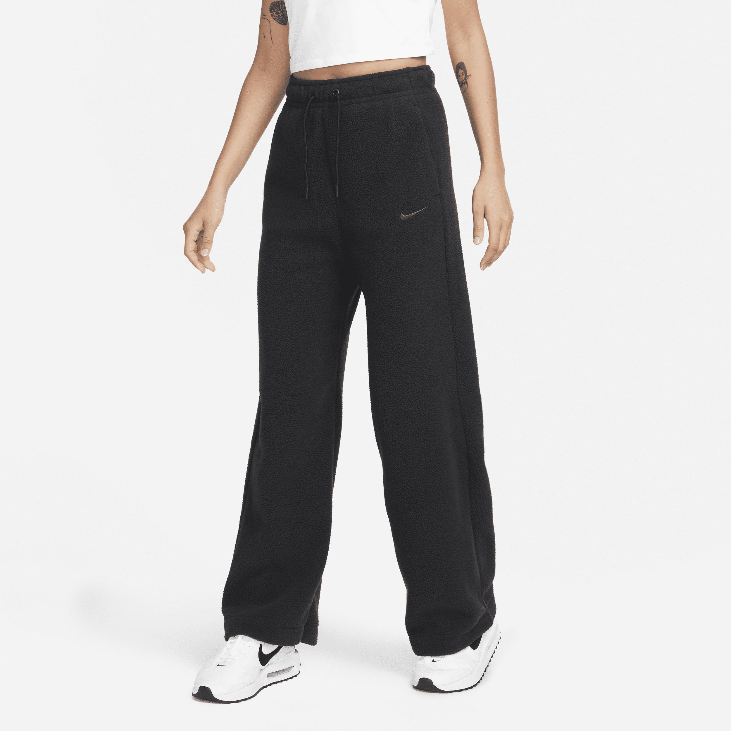 Women's Nike Sportswear Plush Pants in Black, Size: XL | DV4361-010 | Nike (US)