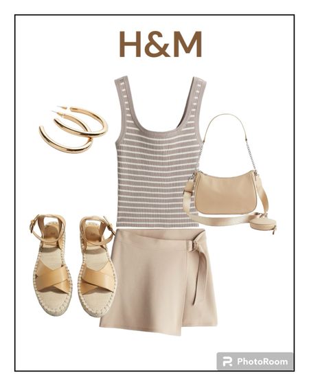 H&M cute outfit for summer. 

#h&m
#summeroutfit
#skort

#LTKstyletip