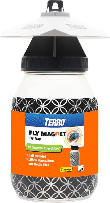 TERRO Fly Magnet Trap, Reusable Poison-Free Outdoor Fly Catcher with Bait | Amazon (US)
