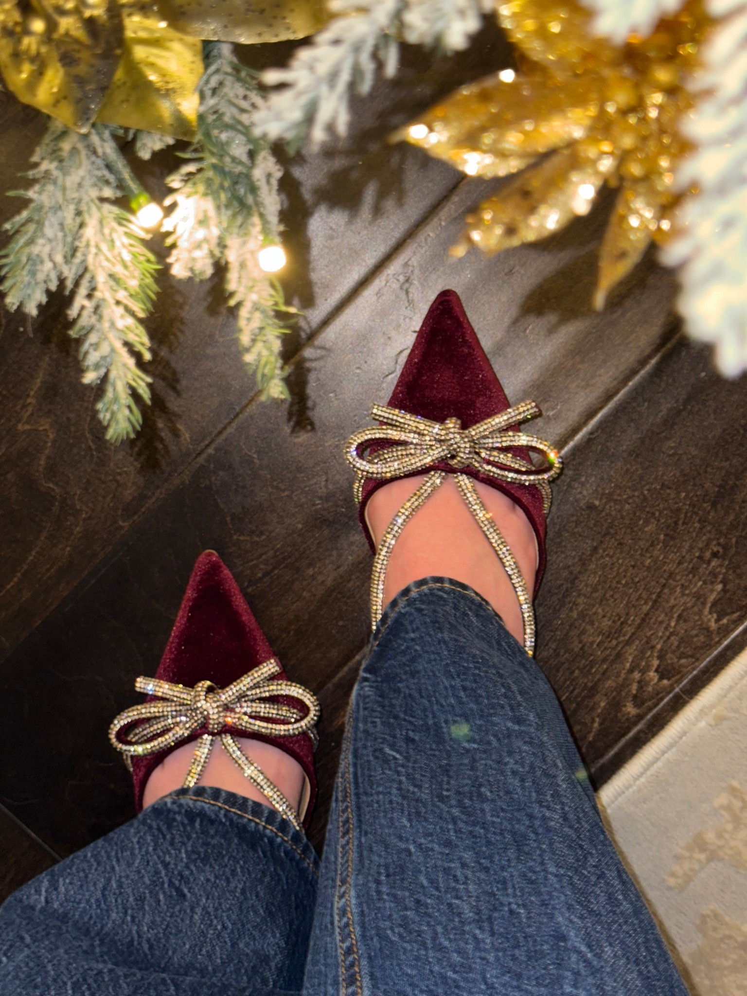 Burgundy velvet rhinestone kitten heels, holiday shoes

#LTKStyleTip #LTKHoliday #LTKShoeCrush