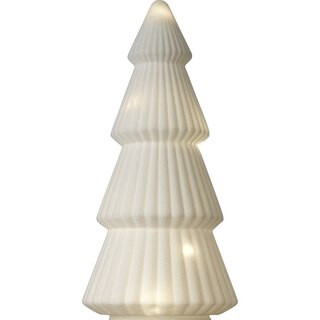 Merrybrite LED Flocked Glass Tree, White, 10.2 in | CVS