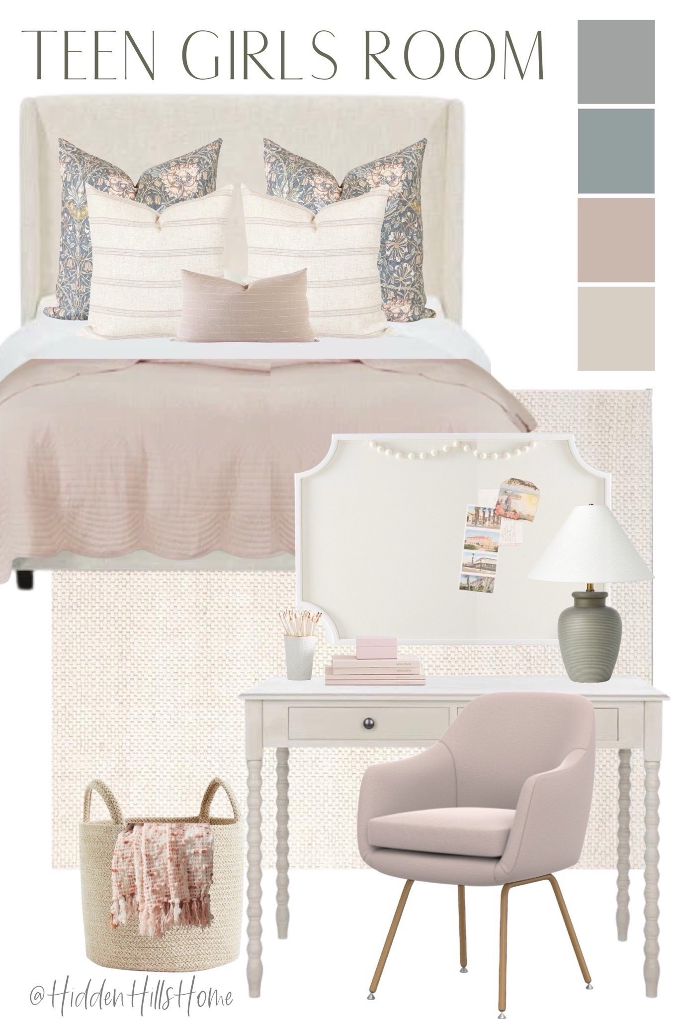 Teen girls bedroom mood board, teen girl bedroom design, pink and green girls bedroom #bedroom 



#LTKKids #LTKSaleAlert #LTKHome