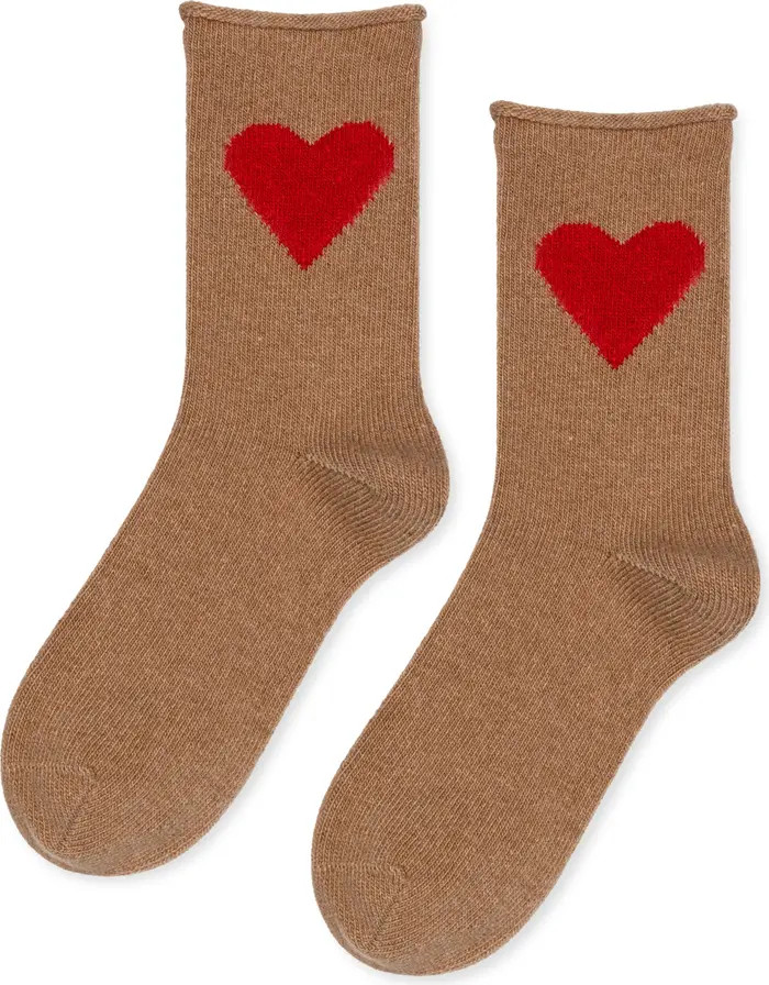 Love Cashmere Blend Crew Socks | Nordstrom