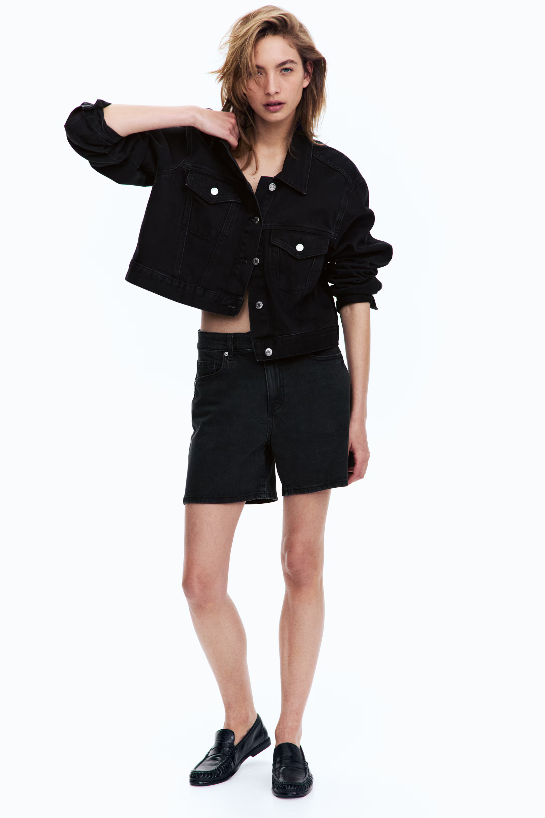 High Waist Denim Shorts | H&M (US + CA)