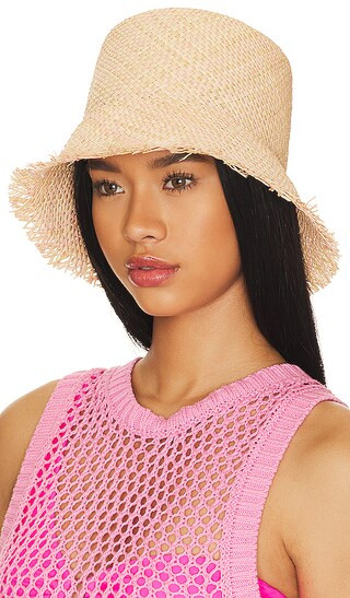 Ramona Bucket Hat in Nude Multi | Revolve Clothing (Global)