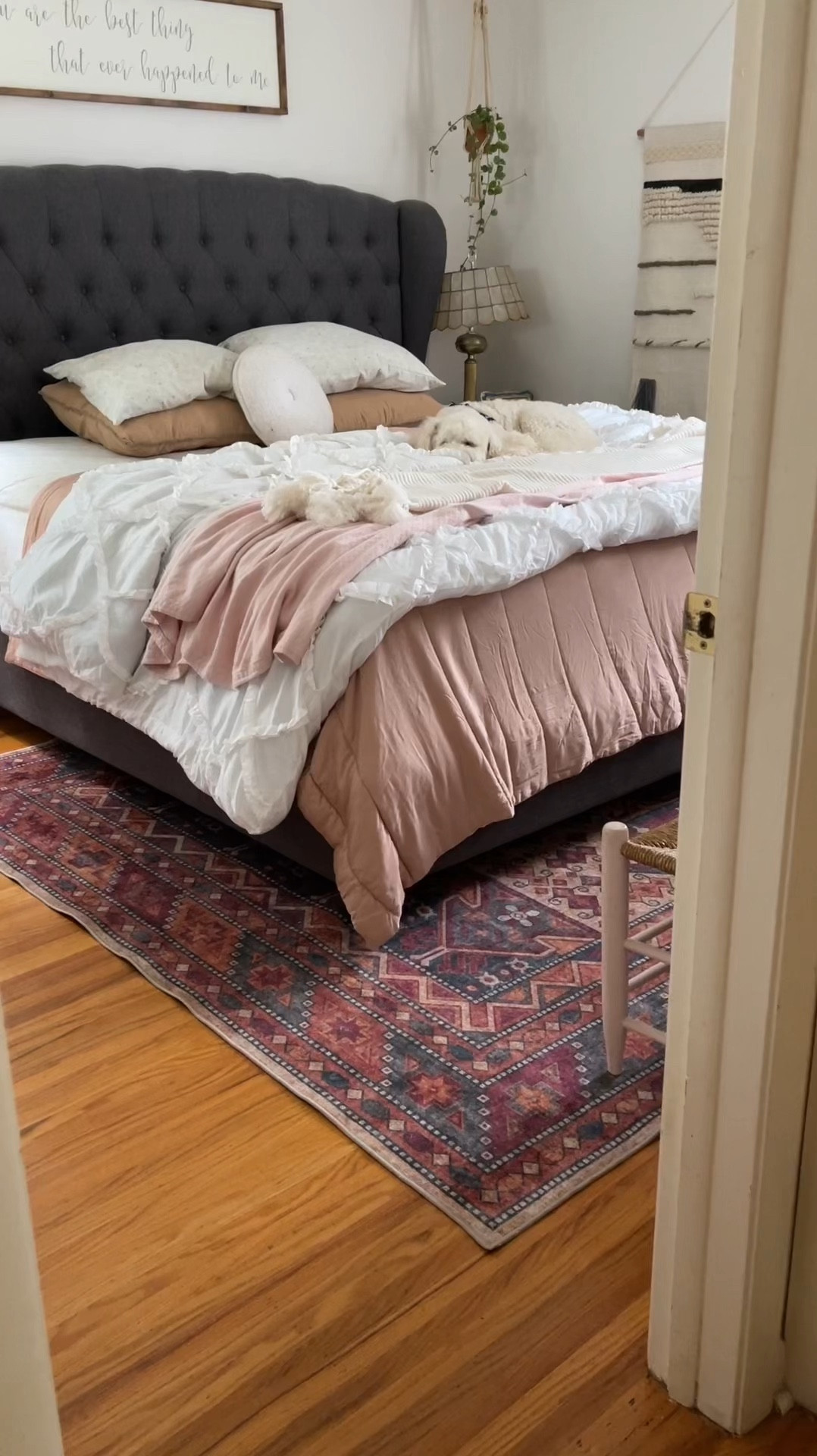 Can a rug be neutral, but colorful!? I think I found one that counts as both!

The colors are easy to match with other colors & the pattern leans geometric so it’s easy to mix with other patterns. I think if both the colors & pattern are easy to mix with others, it leans more neutral. 

I have big plans for our bedroom & this is step 1! Be sure to follow along to see what’s next!!



#LTKHome #LTKVideo #LTKStyleTip