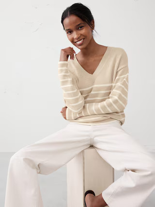 V-Neck Pullover | Banana Republic Factory
