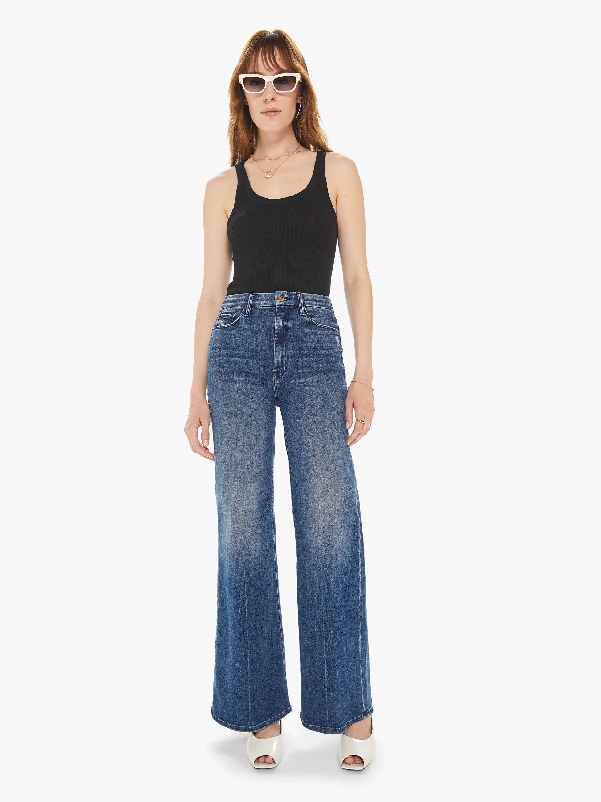 HIGH WAISTED ROLLER SKIMP - OUT FOR THE EVENING | Mother Denim