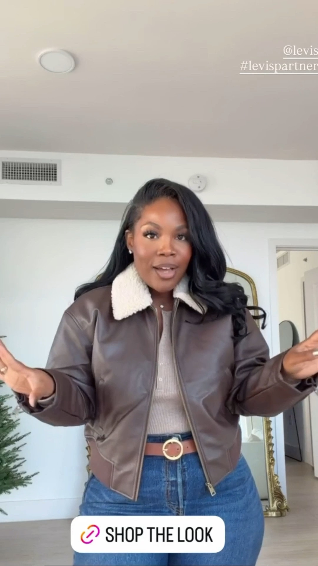 Loving the different textures on this coat and it’s super warm! This is a winter staple for sure 🤎

Levi’s is taking $75 off $200+, $50 off $150, $25 off $100. Applied at Checkout ✨

Jacket: Size L
Top: Size L
Jeans: Size 16S

Winter coat, Sherpa jacket, leather jacket, Levi’s fashion, curvy girls outfits, Emmy Petit 

#LTKSaleAlert #LTKPetite #LTKMidsize