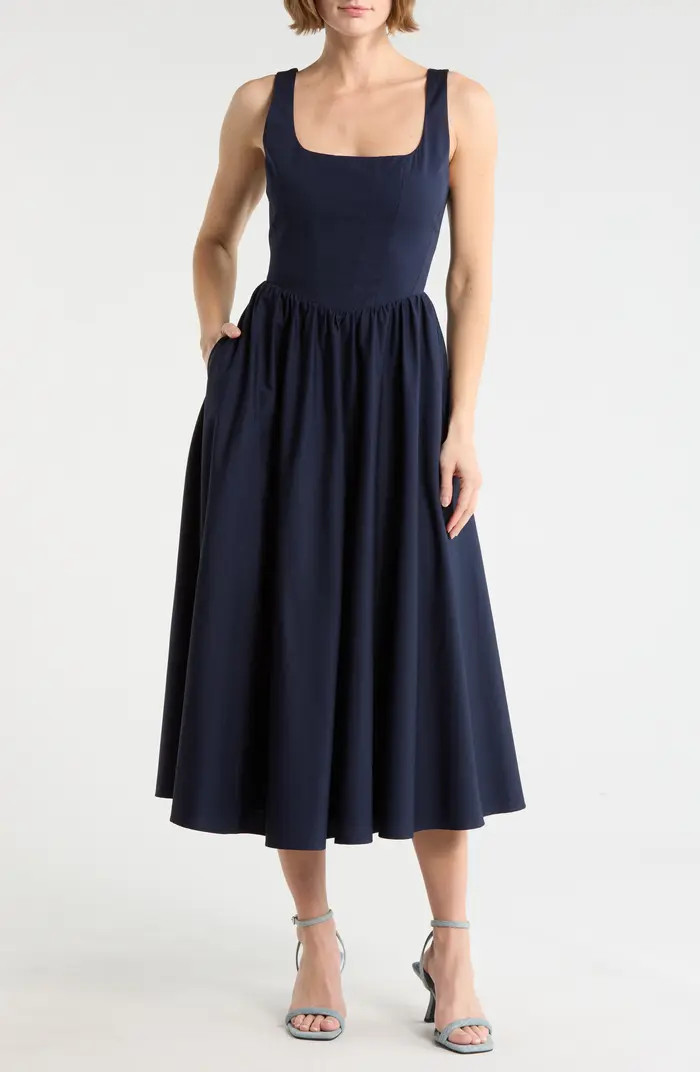 WAYF Corset Midi Dress | Nordstromrack | Nordstrom Rack