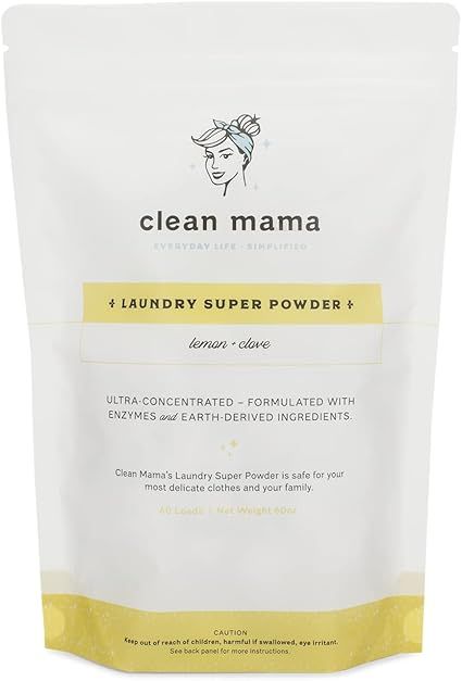 Clean Mama Super Powder Laundry Detergent | Amazon (US)