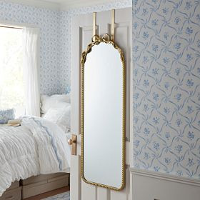 LoveShackFancy Over-the-Door Mirror (19"x50") | Pottery Barn Teen