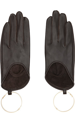 Brown Bangle Gloves | SSENSE