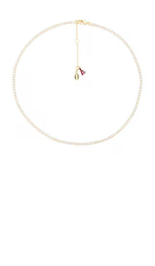 Diamond Tennis Necklace in Gold | Revolve Clothing (Global)