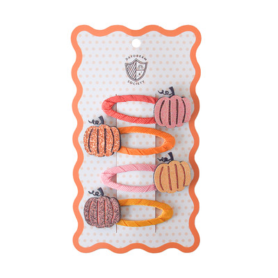 Daydream Society Fall Pumpkin Clip Set in Assorted Pre-Pack at Nordstrom | Nordstrom