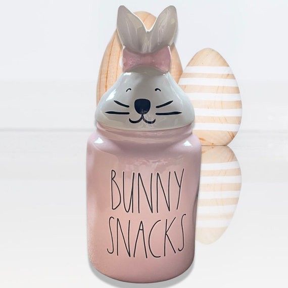 Rae Dunn bunny Snacks Easter | Etsy (US)