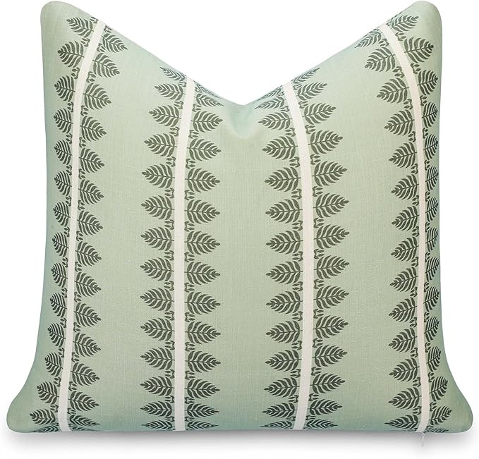 Crumbs Home California Casual Coastal Indoor Outdoor Throw Pillow Cover, 20"x20" Water Repellent ... | Amazon (US)