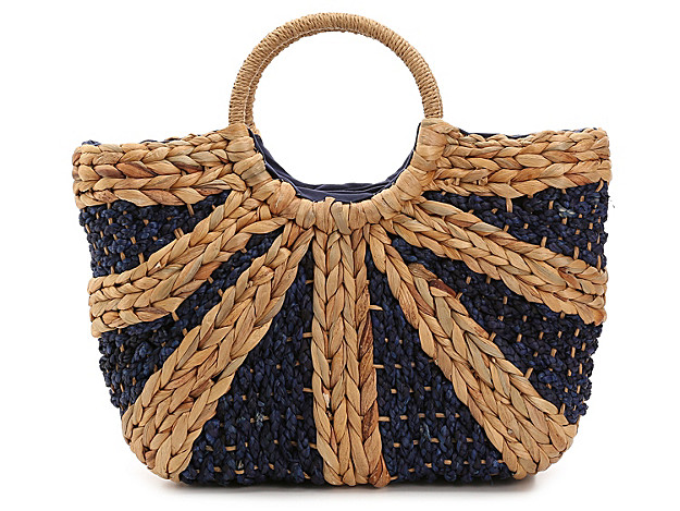 Straw Studios Circle Tote - Women's - Navy | DSW