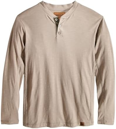 Venado Henley Long Sleeve Shirts for Men - Mens Henley with Flex Material | Amazon (US)