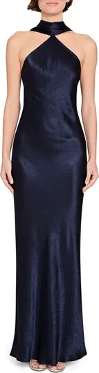 Ashton Drape Satin Gown | Nordstrom