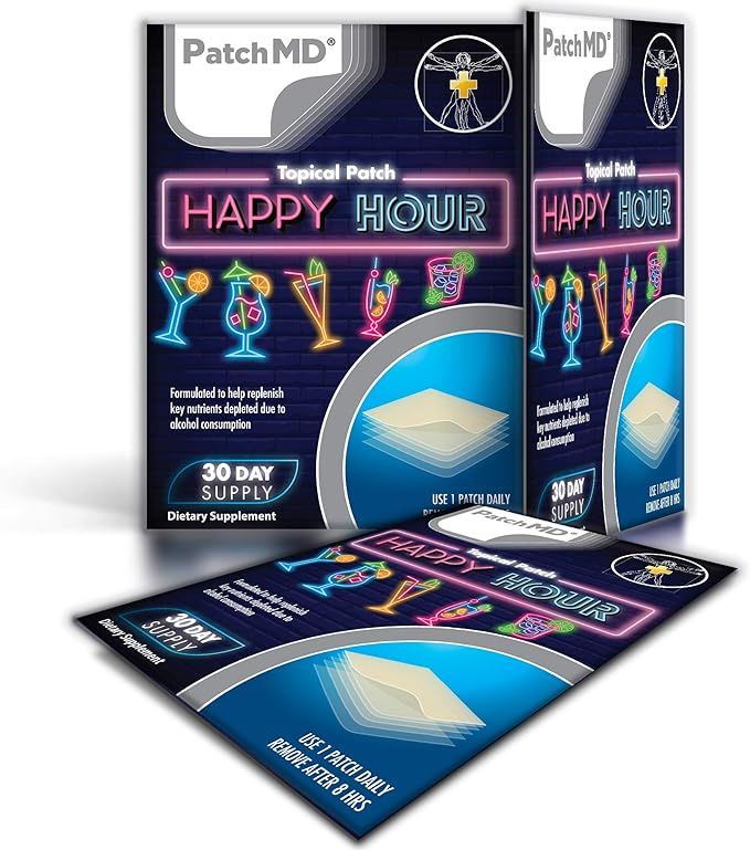 PatchMD - Happy Hour Hangover Patch - Natural Ingredients, Help Prevent Hangovers Before They Sta... | Amazon (US)