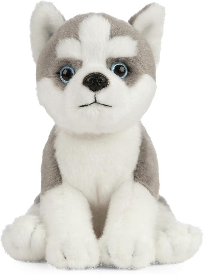 Living Nature Husky Puppy Stuffed Animal | Fluffy Dog Animal | Soft Toy Gift for Kids | 6 inches | Amazon (US)