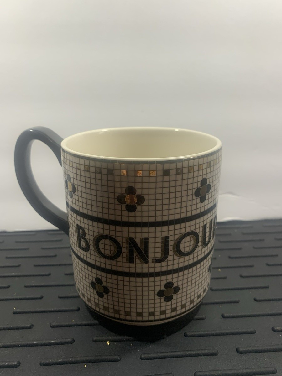 Bistro Tile Collection From Anthropologie Bonjour Mug Tiled Coffee Cup | eBay US