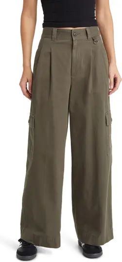 The Harlow (Re)generative Chino Wide Leg Cargo Pants | Nordstrom