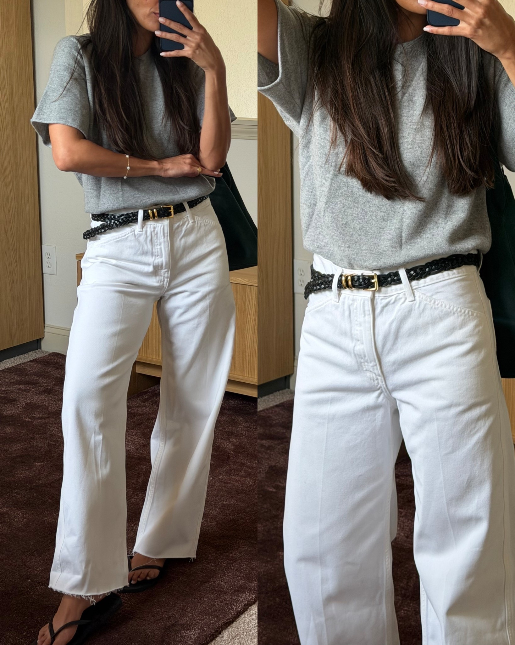 love a classic @jcrew look! i’m wearing a size 27 in jeans & small in the cashmere top #ad #injcrew