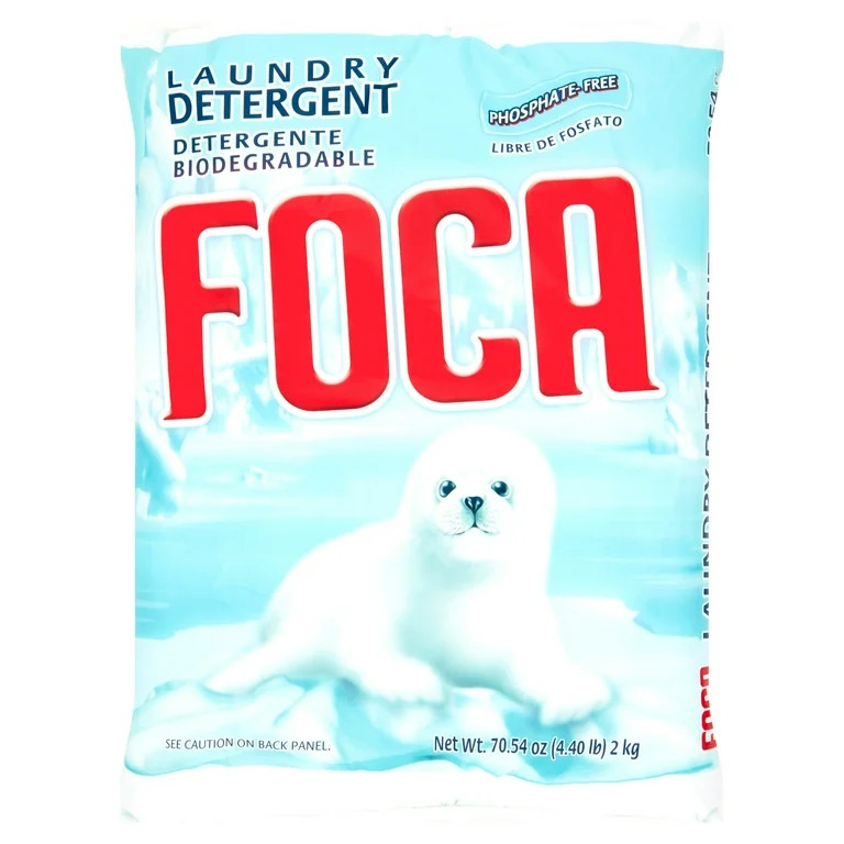 Foca Laundry Detergent, Household Use, All Ages, Biodegradable & Phosphate-Free, Powder Detergen... | Walmart (US)