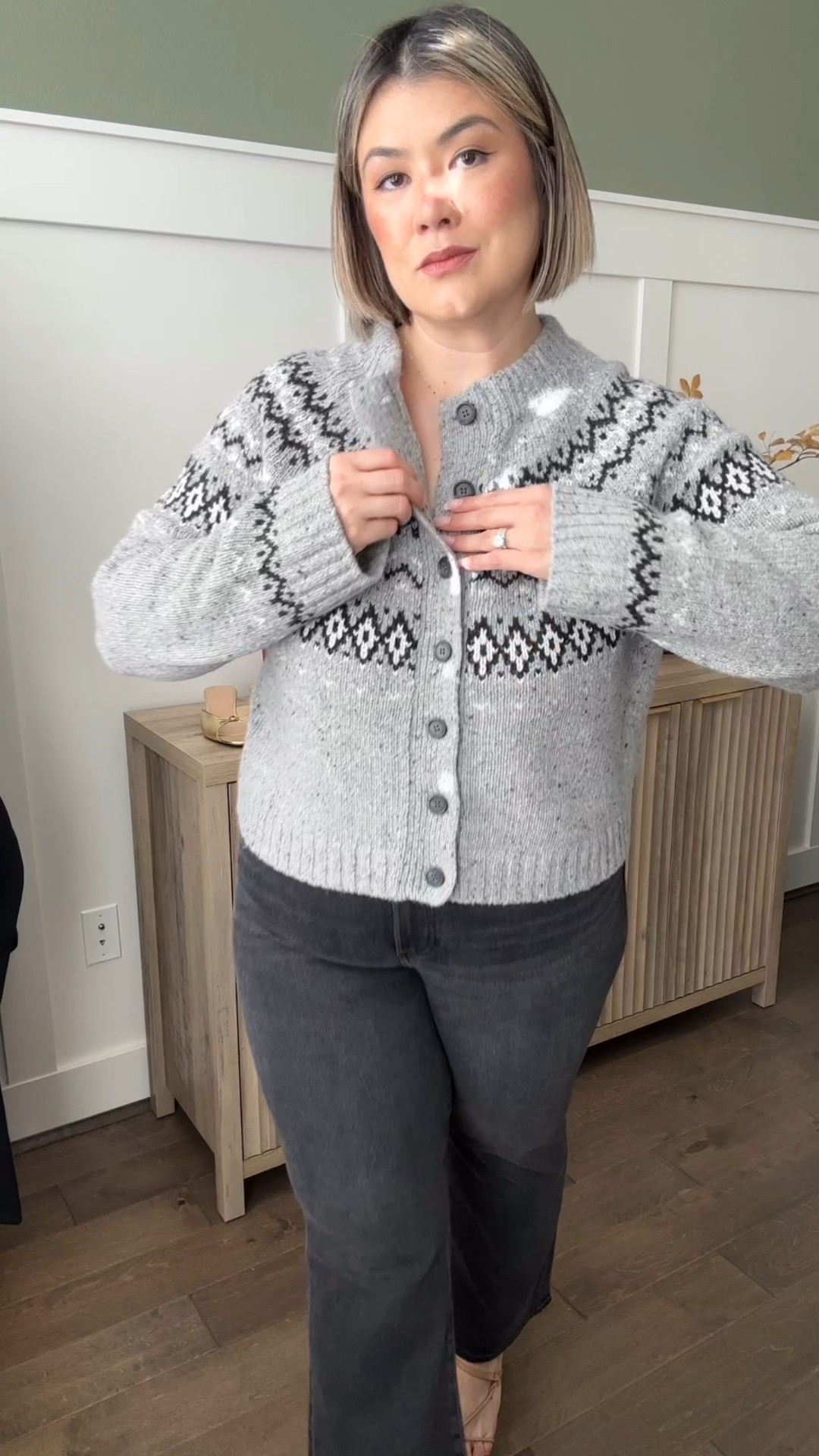 Picked up these two pieces a little while back and I’ve been loving them ever since. Now you can snag them at 50% off. I included a bunch of other Fairisle sweaters as well. The oversized button up is one of my go to’s. I have several of them at this point and wear them all year long. They do run big so I always size down one.

#LTKHoliday #LTKCyberWeek #LTKMidsize