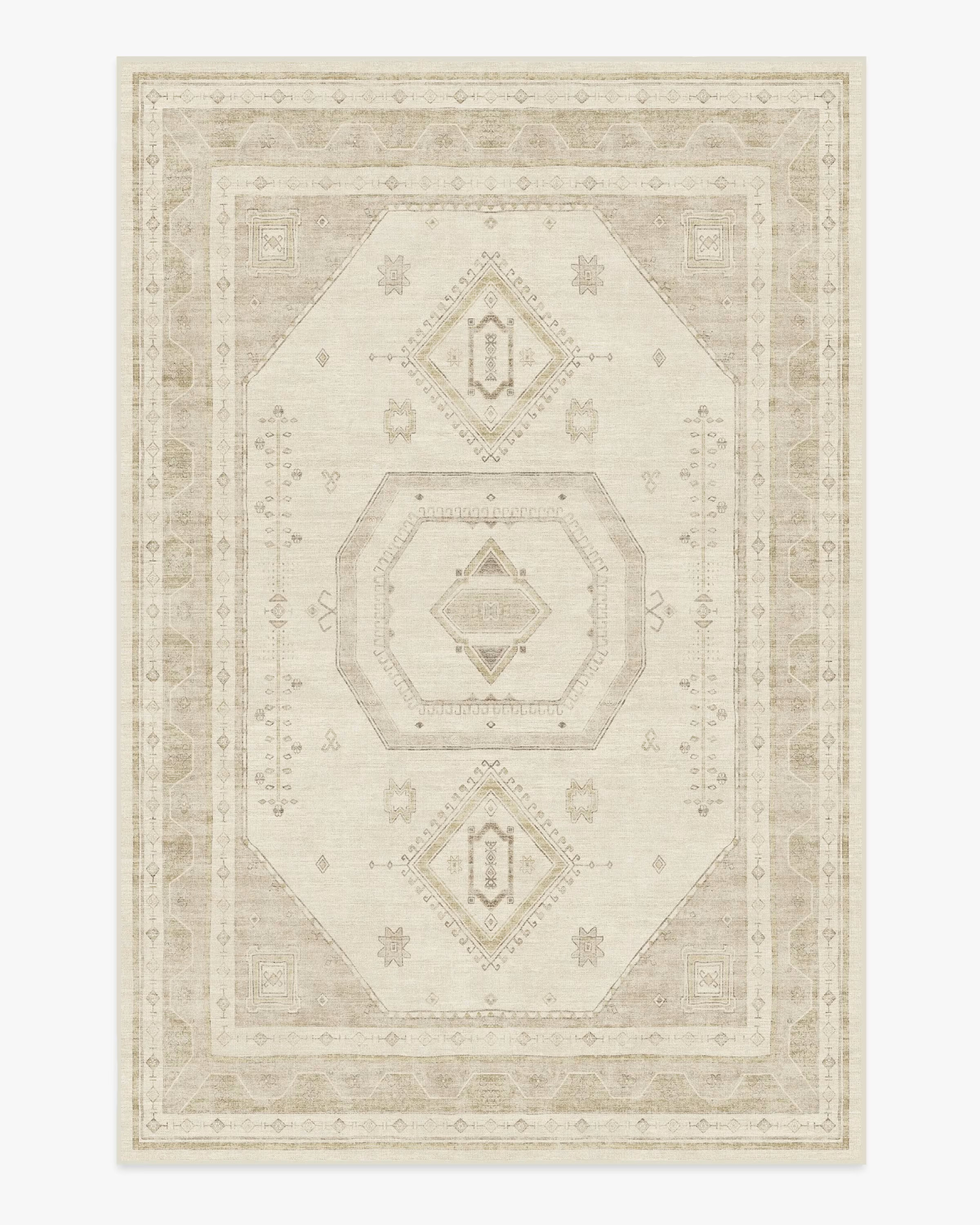 Shira Ivory & Natural Rug | Ruggable