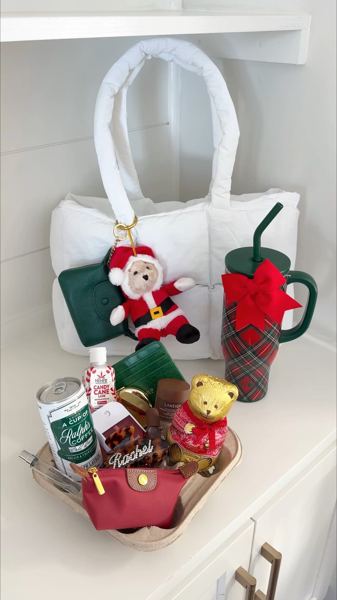 Amazon puffer bag, amazon tote bag, amazon bag charms, amazon gifts for her, amazon gift ideas for her, amazon gift guide for her, Ralph Lauren Christmas, teddy bear, gift basket 



#LTKGiftGuide #LTKHoliday #LTKFindsUnder50