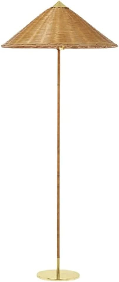 GTTBL Floor Lamp with Bamboo Shade Standing Lamps Personalized Floor Light for Living Room Bedroo... | Amazon (US)