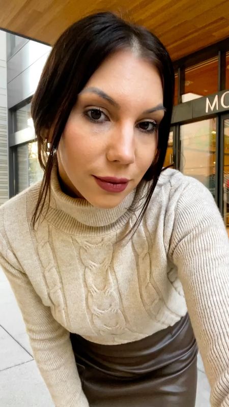 Luxury like sweater that is surprisingly affordable on Amazon. The turtleneck and cable knit material really elevate the sweater. 

#LTKVideo #LTKstyletip #LTKSeasonal