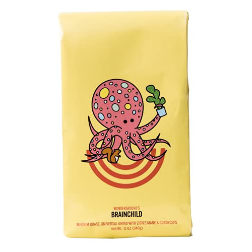 Wunderground Mushroom Coffee - Brainchild With Lion's Mane and Cordyceps for Cognitive Function and  | Amazon (US)