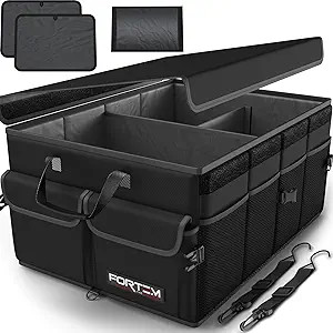 FORTEM Car Trunk Organizer, Collapsible Multi Compartment SUV Organizer, Foldable Storage for Car... | Amazon (US)