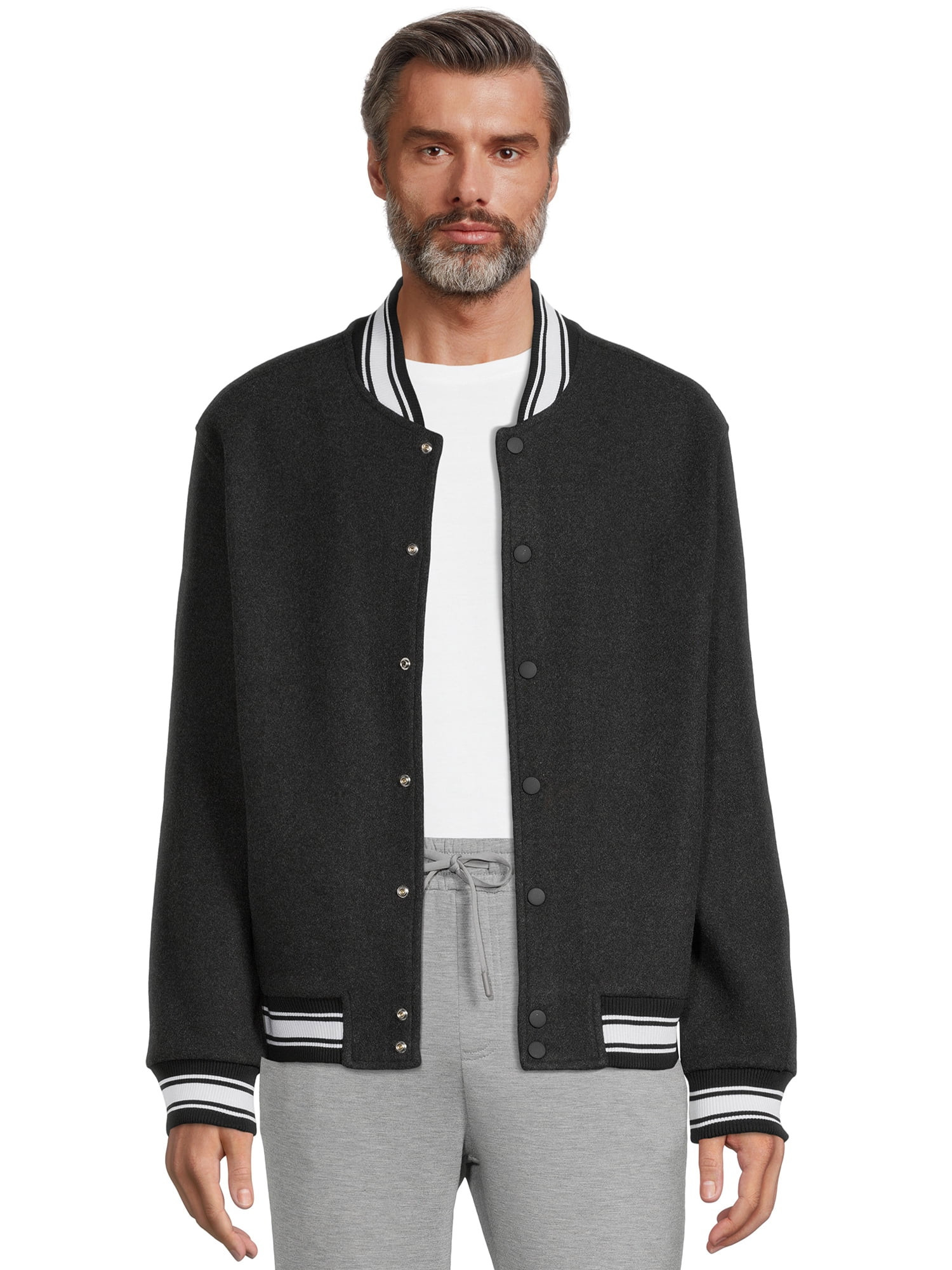 George Men’s Varsity Bomber Jacket | Walmart (US)