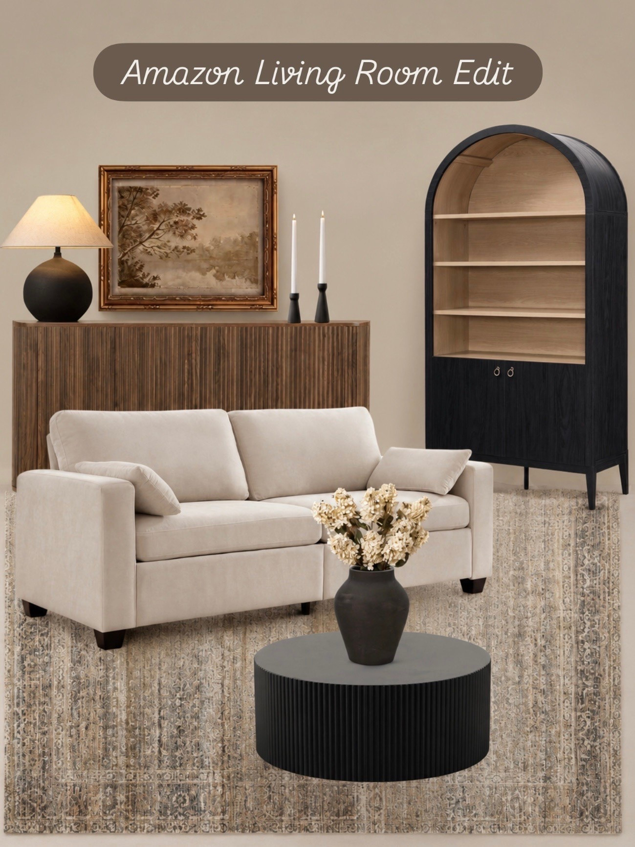 Amazon Living Room Edit You’ll Want To Copy 👀

Follow @farmtotablecreations on Instagram for more home finds and styling ideas.

This living room edit is full of warm neutral tones, cozy textures, and elevated pieces that make a space feel designer styled without feeling overdone. From the statement arched cabinet to the soft neutral sofa and layered rug, these Amazon finds create such a timeless and inviting look. Perfect for anyone wanting that cozy high-end living room feel.

#livingroom #amazonhome #coffeetable #neutraldecor #livingroomrug

living room ideas | amazon living room | neutral living room | cozy home | arched cabinet | neutral sofa | coffee table decor | area rugs | modern farmhouse | warm neutral decor | designer inspired | living room styling | home decor finds | amazon furniture | cozy aesthetic | neutral home decor | rustic modern | shelf styling | affordable home decor | beige living room | studio mcgee inspired | textured decor | layered neutrals | home styling ideas | elegant living room

#LTKHome #LTKSaleAlert