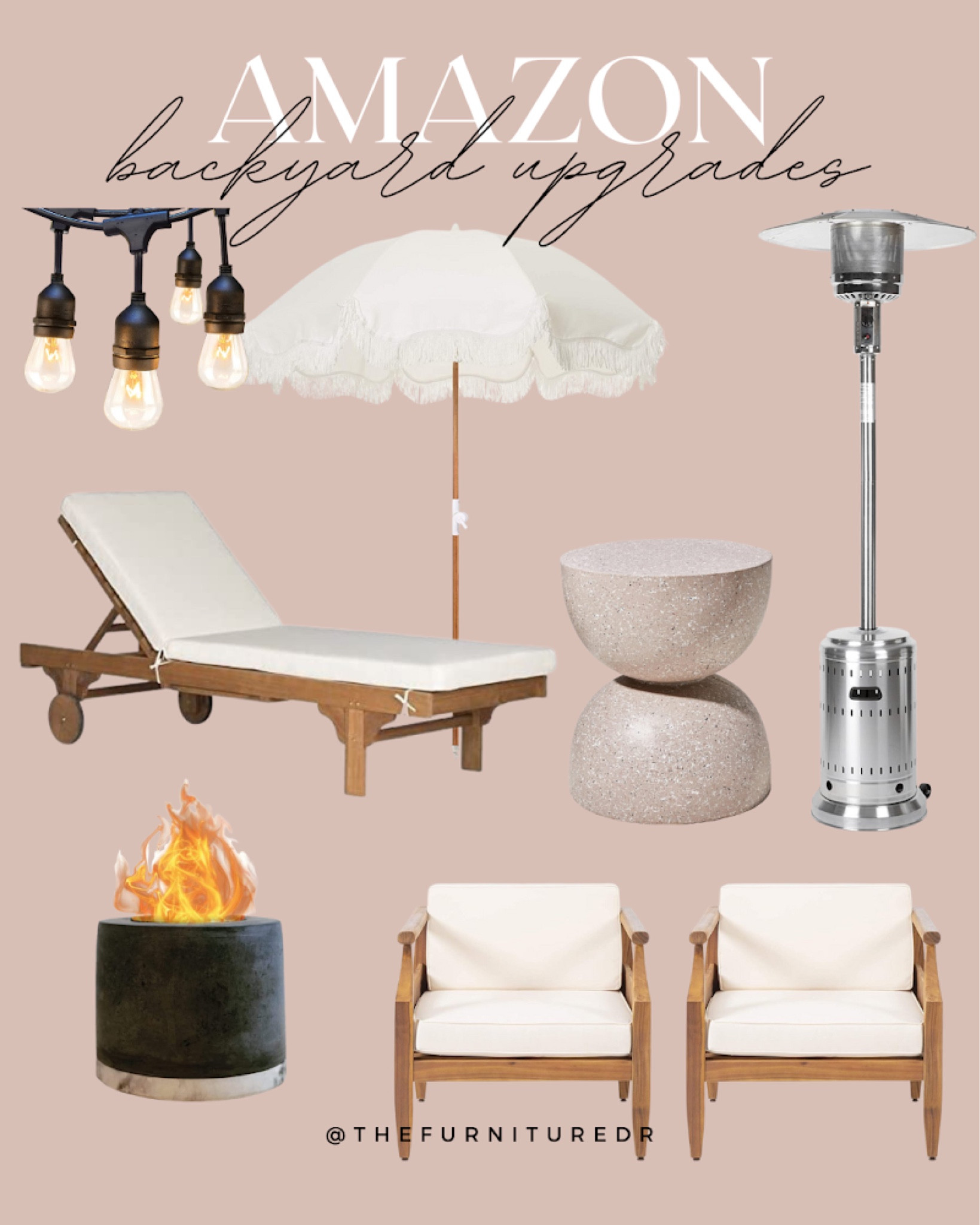 Get ready to soak up the sun and savor the season with our ultimate backyard upgrade guide with all items from Amazon! From cozy outdoor seating to string lights, it’s got everything you need to turn your backyard into a summer oasis and make lasting memories with friends and family #Amazon #AmazonFinds 

#LTKFind #LTKSeasonal #LTKhome