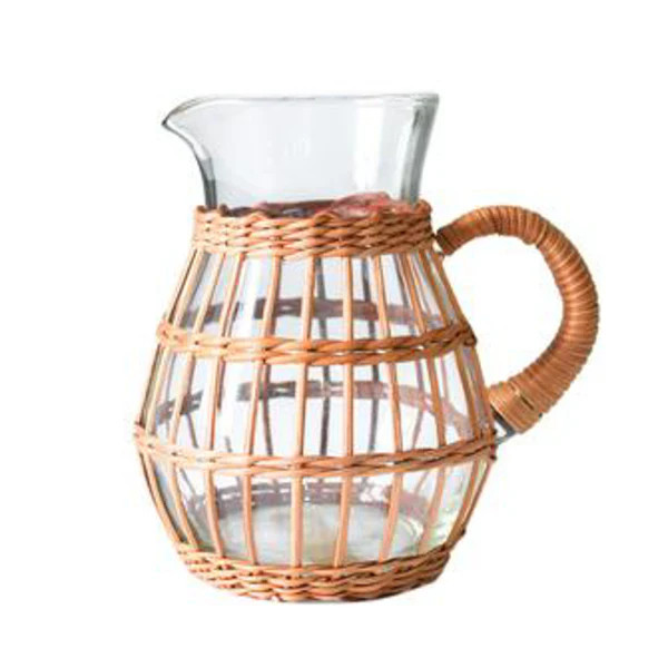 Rattan Cage Pitcher | The Avenue