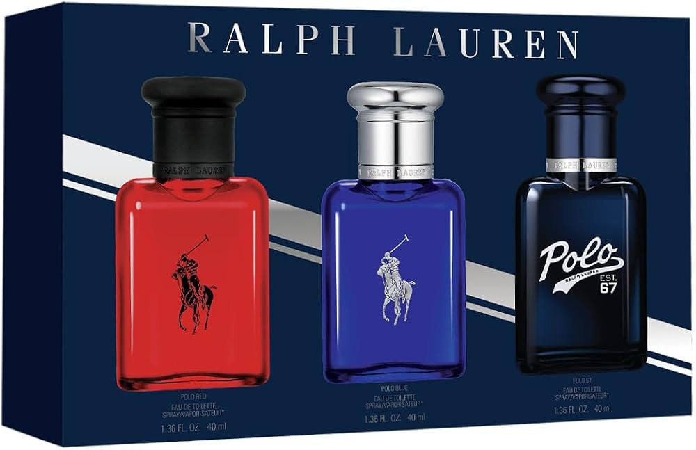 Ralph Lauren - World of Polo Men's Cologne Trio Set ($201 Value) - Polo Red Eau de Toilette, Polo... | Amazon (US)