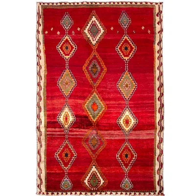 Brisseyda One-of-a-Kind 5'7" x 8'10" 1970s Area Rug in Red/Beige | Wayfair North America