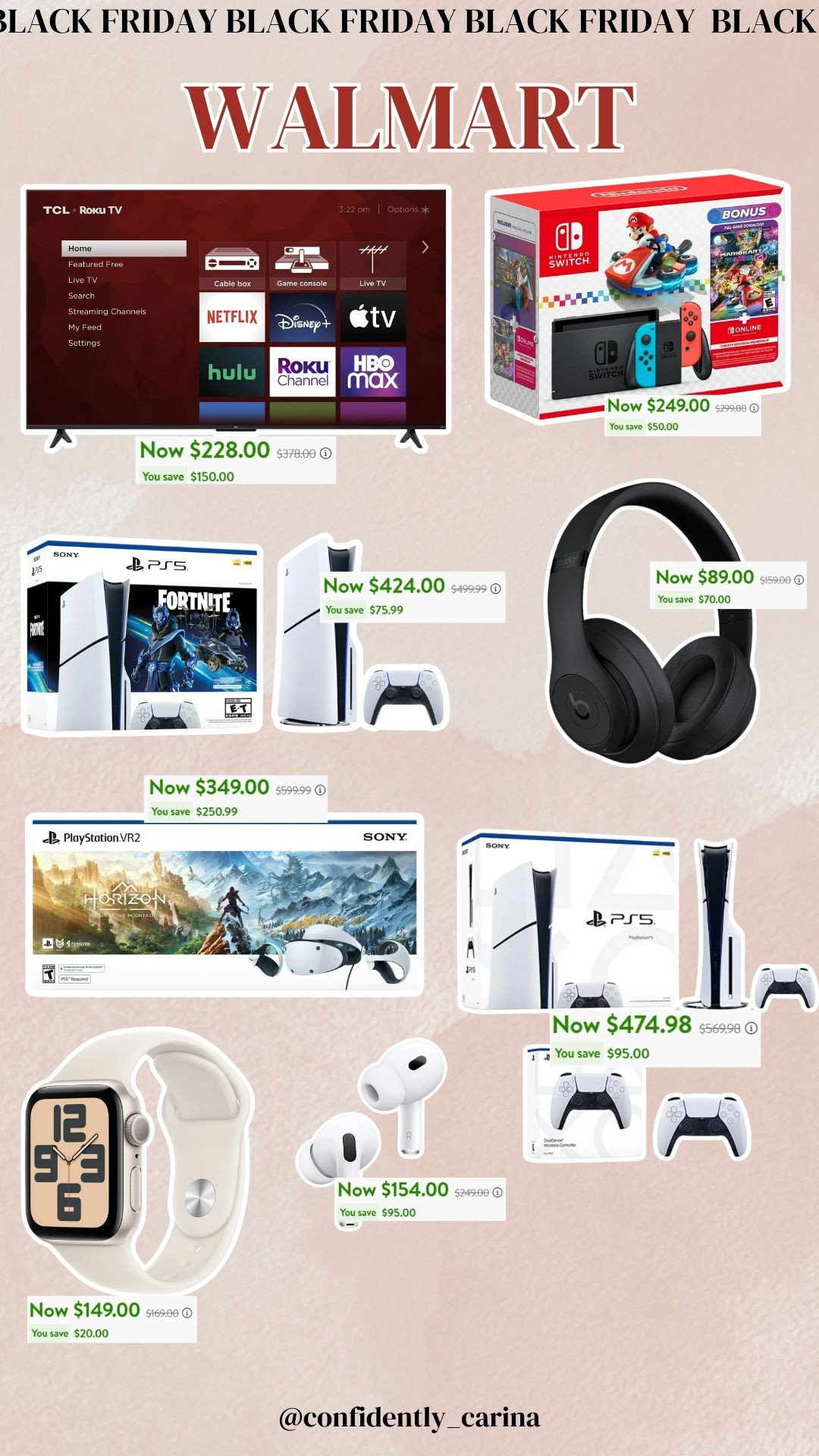 Black Friday electronic deals at Walmart! 

 #LTKCyberWeek #LTKGiftGuide #LTKSaleAlert